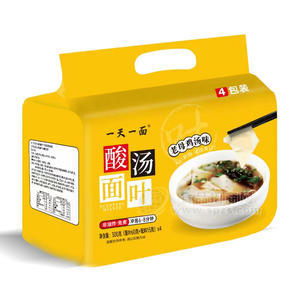 一天一面老母雞湯味酸湯面葉方便食品300g