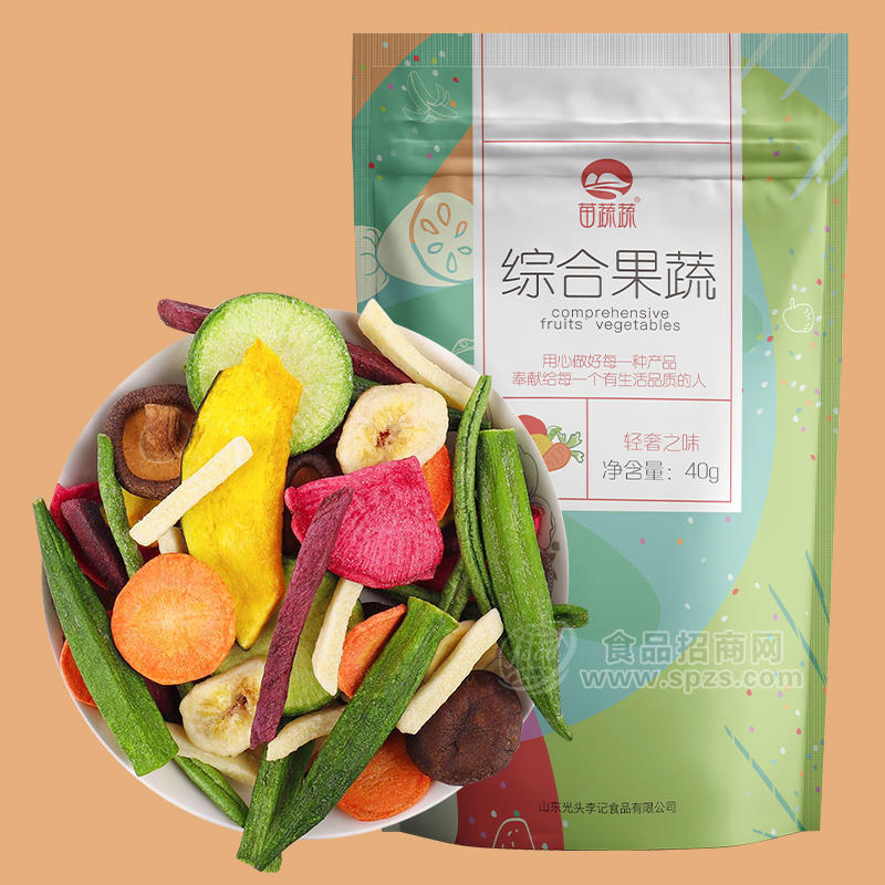 苗蔬蔬综合果蔬脆片厂家原料散货供应生产加工代理加盟批发订制