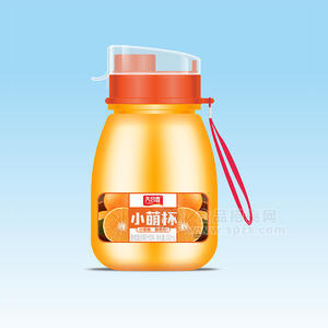 天合露小萌杯香橙汁复合果汁饮料杯装饮料520ml
