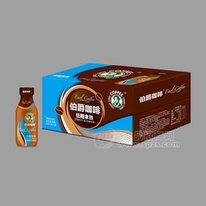 伯爵咖啡低糖拿铁浓咖啡饮品300mlx15瓶