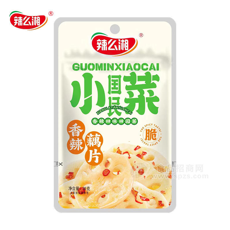 辣么湘1元小國民菜香辣藕片休閑食品28g