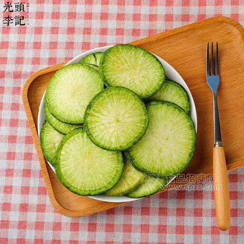 青萝卜脆果蔬脆片厂家生产加工代理加盟批发订制OEM贴牌代加工