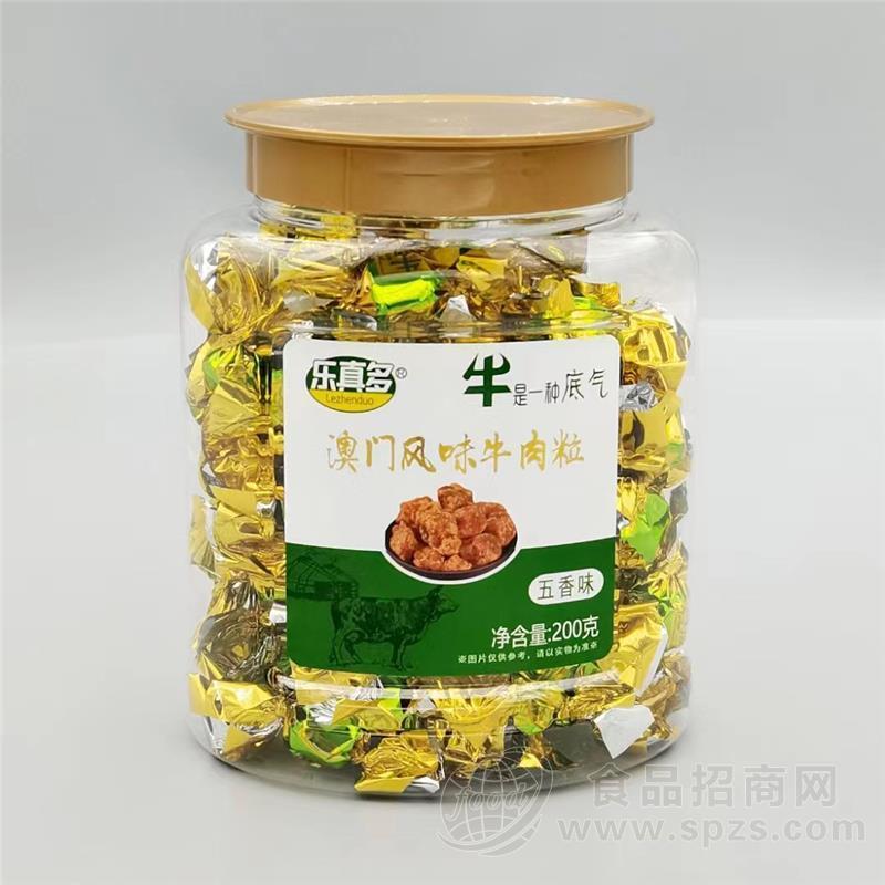 乐真多澳门风味牛肉粒五香味200g