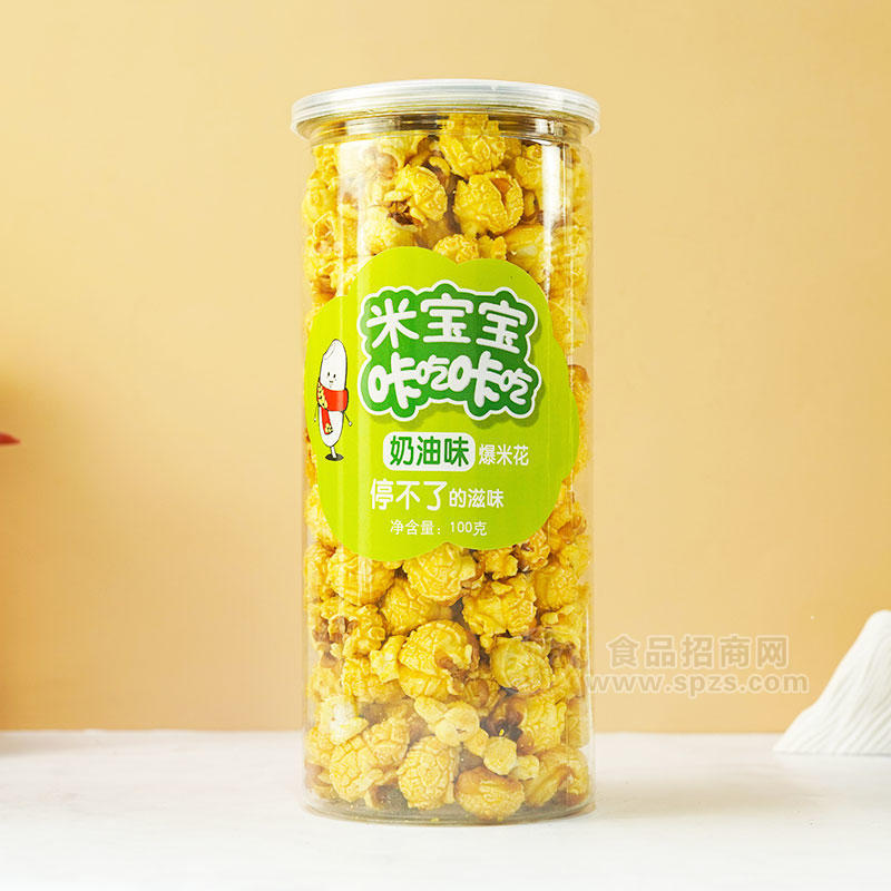 米宝宝咔吃咔吃爆米花奶油味100g