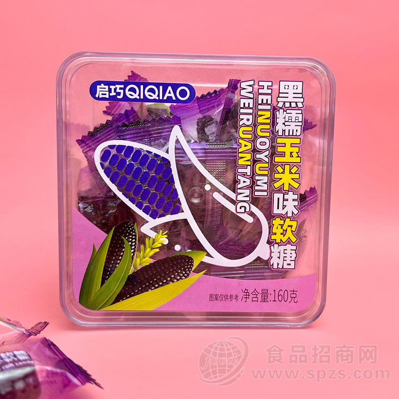 启巧黑糯玉米味软糖160g
