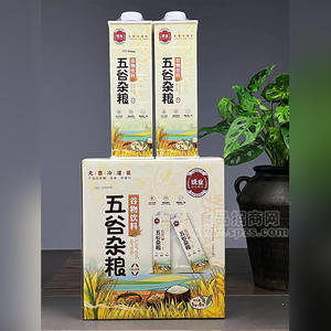 統(tǒng)業(yè)五谷雜糧谷物飲料盒裝招商1L×6瓶