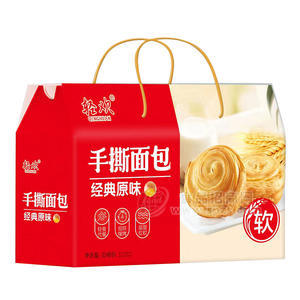 輕歡手撕面包經(jīng)典原味禮盒裝箱裝烘焙食品招商