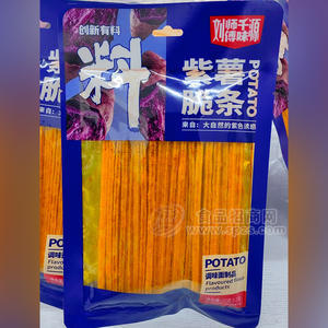 千味源紫薯脆条辣条零食调味面制品袋装招商74g