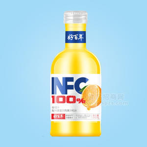 好百年柳橙汁添加NFC冷藏果汁瓶裝招商310ml