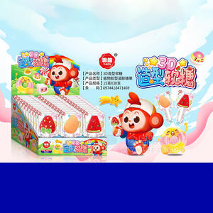 雅趣3D造型软糖植物胶型凝胶糖果