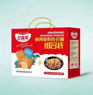 逗蔬爽鹌鹑蛋素肉+珍菌组合装