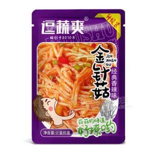 逗蔬爽金針菇經(jīng)典香辣味升級(jí)裝計(jì)量稱重