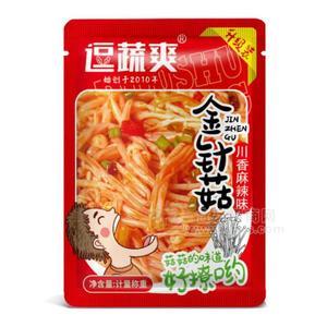 逗蔬爽金針菇川香麻辣味休閑小零食散裝