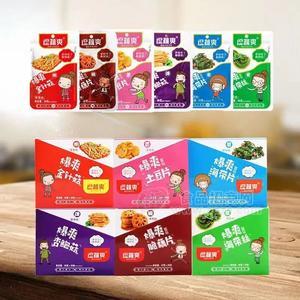 逗蔬爽爆爽金针菇土豆片海带片杏鲍菇催藕片海带丝