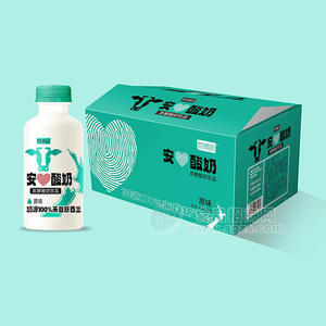 顏滿格原味發(fā)酵酸奶乳飲料400mlx15瓶