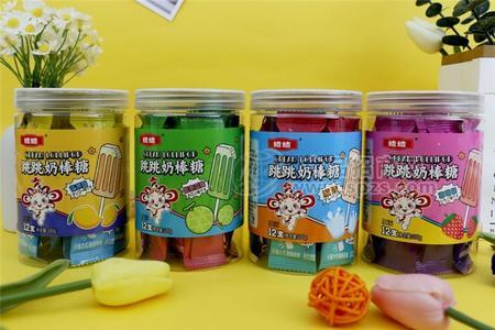 结结跳跳糖奶棒儿童糖果