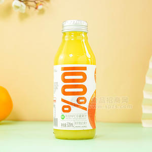简乐派橙苹果复合果汁添加NFC瓶装招商320ml