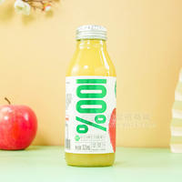 简乐派苹果汁添加NFC冷藏果汁瓶装厂家招商320ml