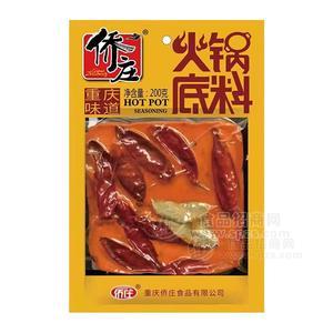 侨庄酸火锅底料重庆味道200g
