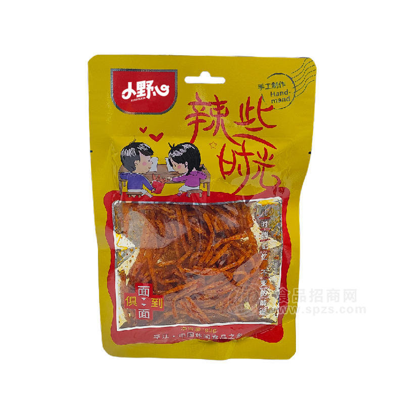 ·小野心辣条辣丝手工制作零食袋装招商82g 