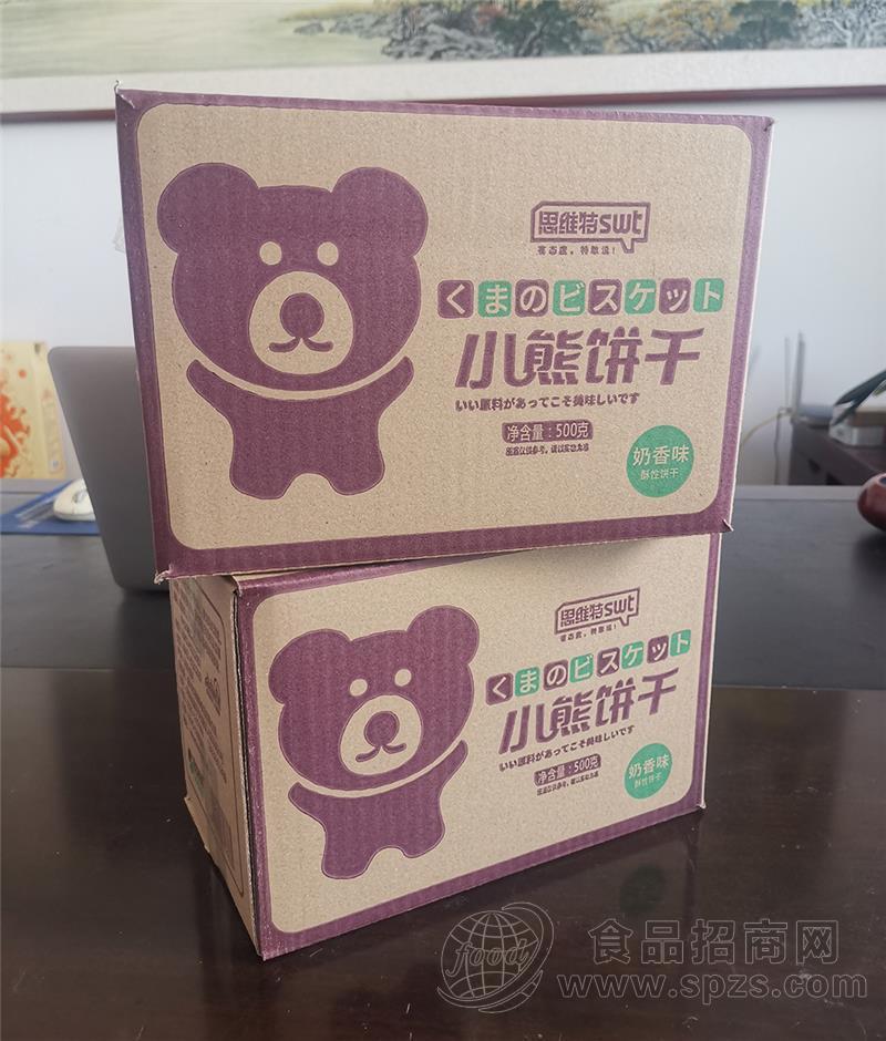 思维特小熊饼干奶香味500g