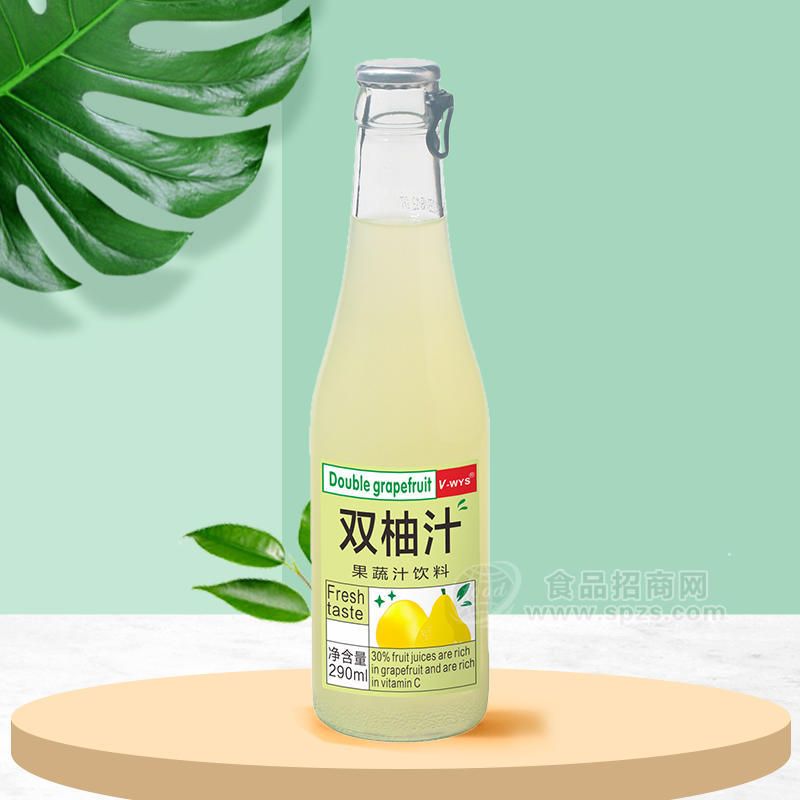 ·双柚汁果蔬汁饮料果汁饮料290ml 