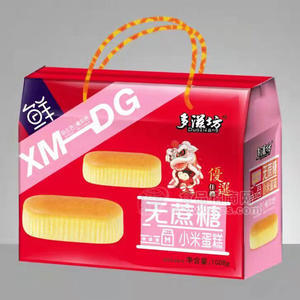 多滋坊无蔗糖小米蛋糕礼盒装烘焙食品招商1008g