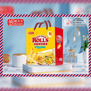嘟友米咸蛋黄味蛋卷礼盒装休闲食品招商1.008kg