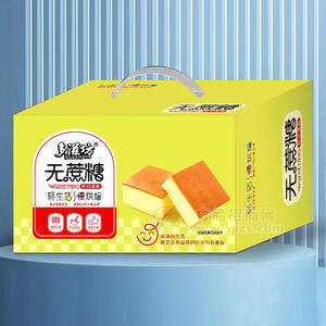 多滋坊无蔗糖鲜切蛋糕箱装烘焙食品招商