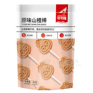 可可隆原味山楂棒零食袋装招商86g