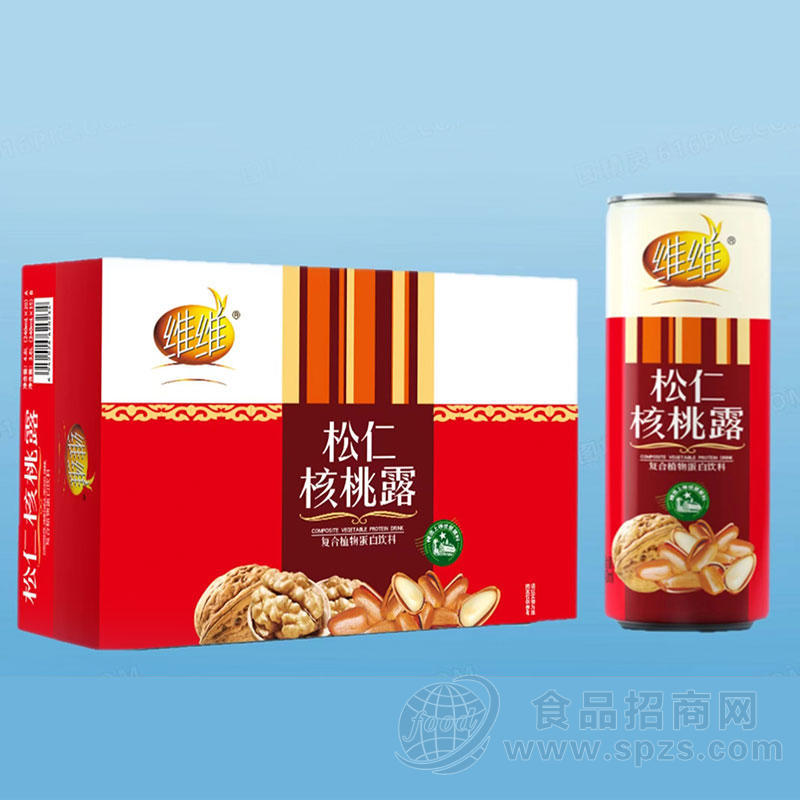 维维松仁核桃露复合植物蛋白饮料箱装招商