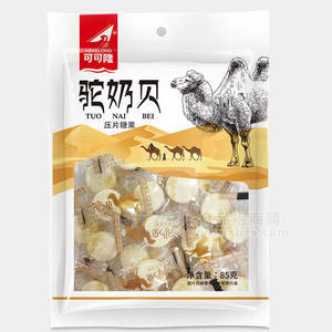 可可隆驼奶贝压片糖果休闲食品袋装招商85g