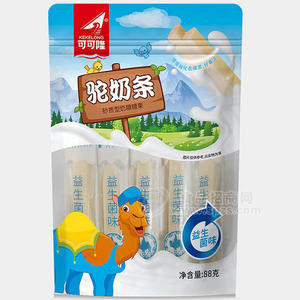 可可隆驼奶条砂质型奶糖糖果益生菌味休闲食品袋装招商88g