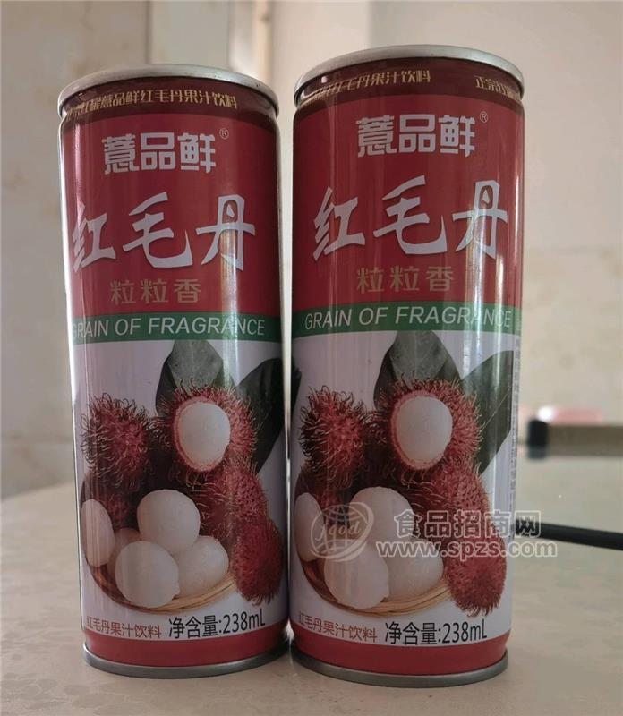 薏品鮮紅毛丹238ml