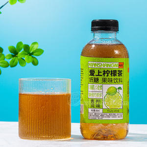 康樂妮愛上檸檬茶低糖果味飲料青檸風(fēng)味瓶裝招商500ml