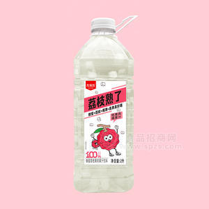 友利友蜂蜜荔枝果肉果汁飲料2L