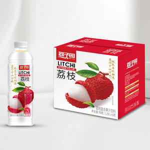 荔子园荔枝味复合果汁饮料箱装1.25L×6瓶