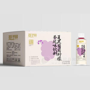 荔子园夏黑葡萄柠檬茶饮料箱装招商550ml×15瓶