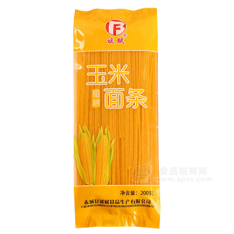 斌賦粗糧玉米面條200g