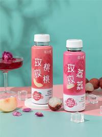 花小星玫瑰桃桃果汁飲料340ml