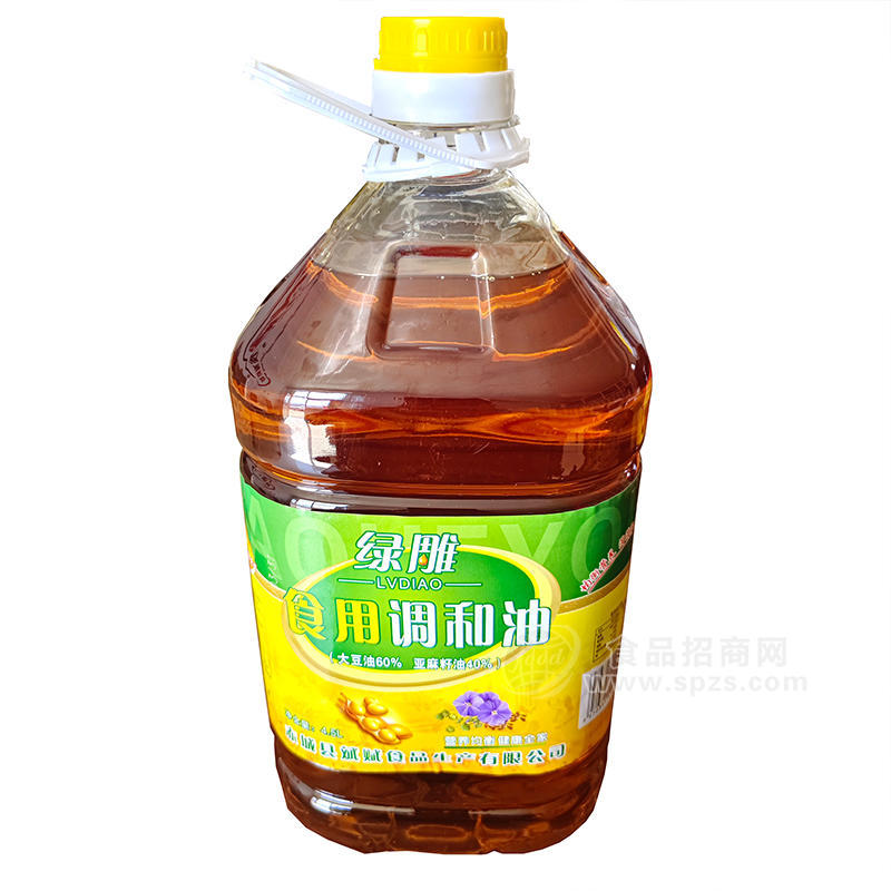 绿雕食用调和油大豆油4.5L