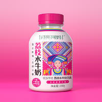月亮阿妈荔枝味水牛奶饮品饮料瓶装招商260g