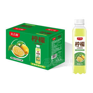 美吉源檸檬風(fēng)味飲料箱裝招商470ml×15瓶