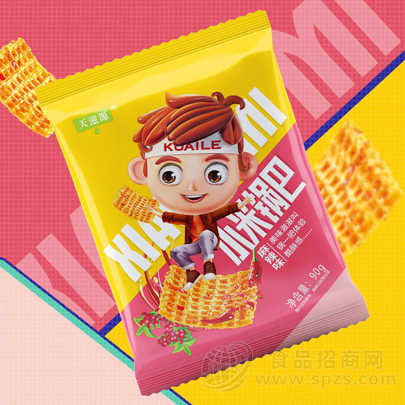 天滋源小米锅巴麻辣味零食90g