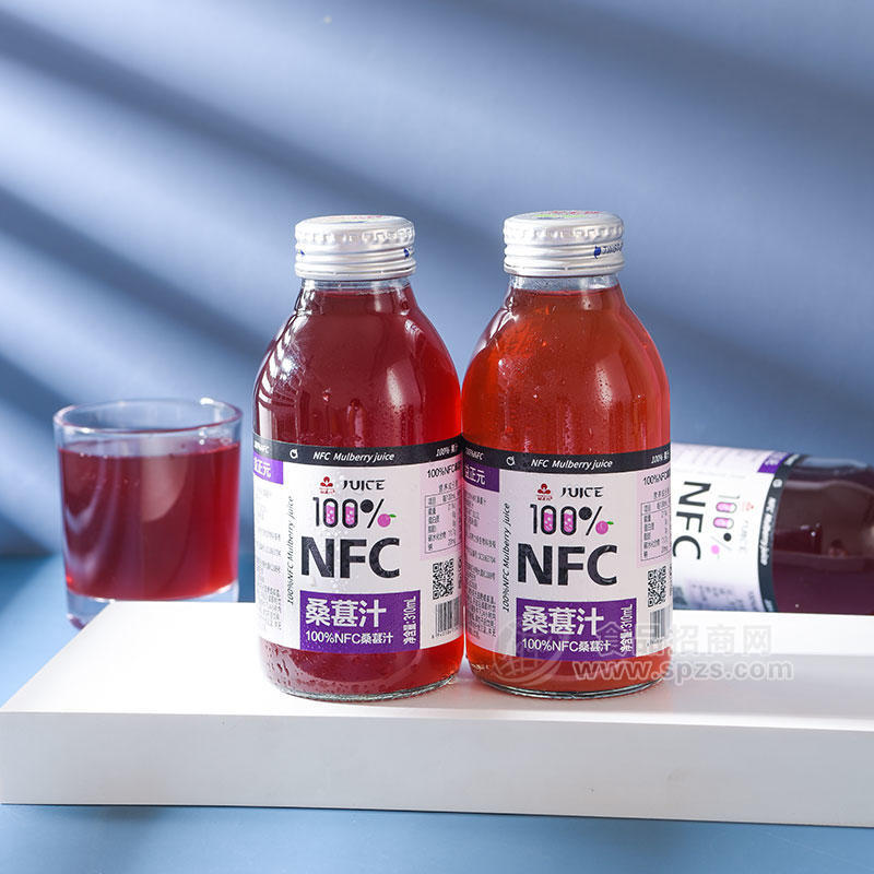 益正元100%NFC桑葚汁果汁飲料瓶裝招商310ml