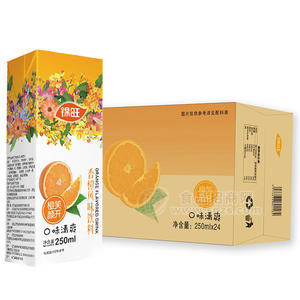 錦旺香橙風(fēng)味飲料箱裝招商250ml×24