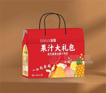 迪缦复合果汁饮料多种口味礼盒装