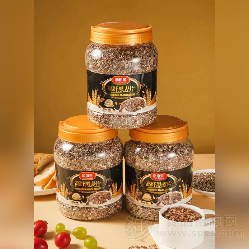 恋小果高纤黑麦片冲调食品1kg