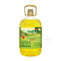 山溝溝壓榨一級花生油食用油5L