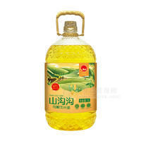 山溝溝壓榨玉米油食用油5L